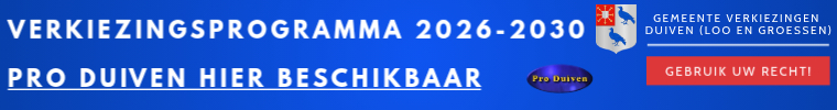 Verkiezingsprogramma Pro Duiven 2026-2030